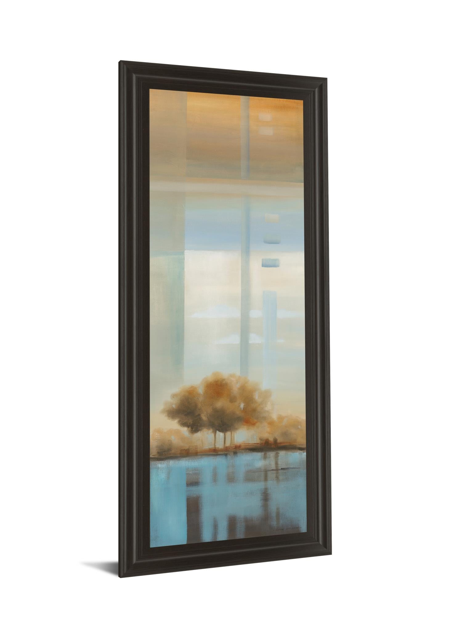 Window On The Word Ii By Carol Robinson 18X42 Framed Print