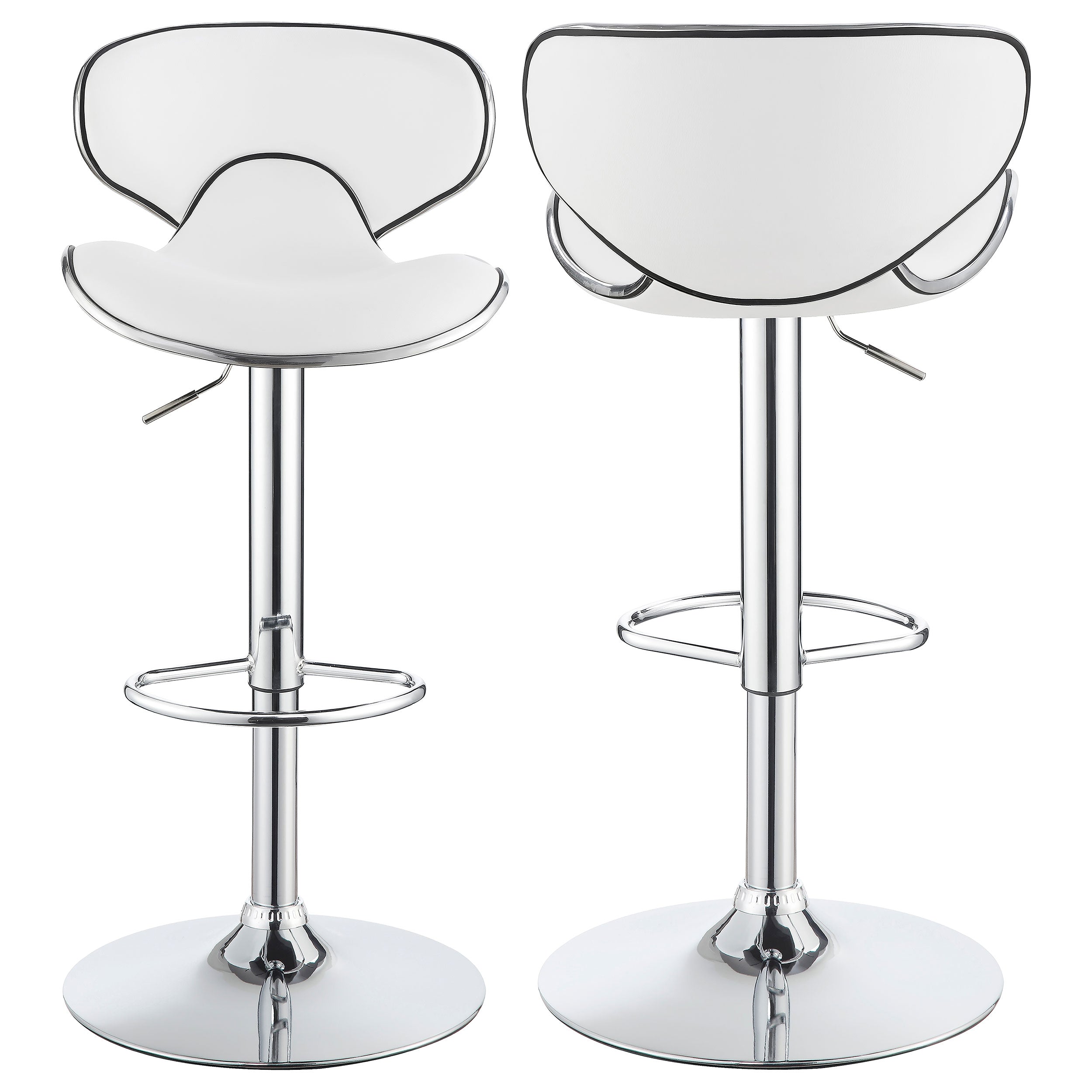 Edenton Upholstered Adjustable Bar Stool (Set of 2)