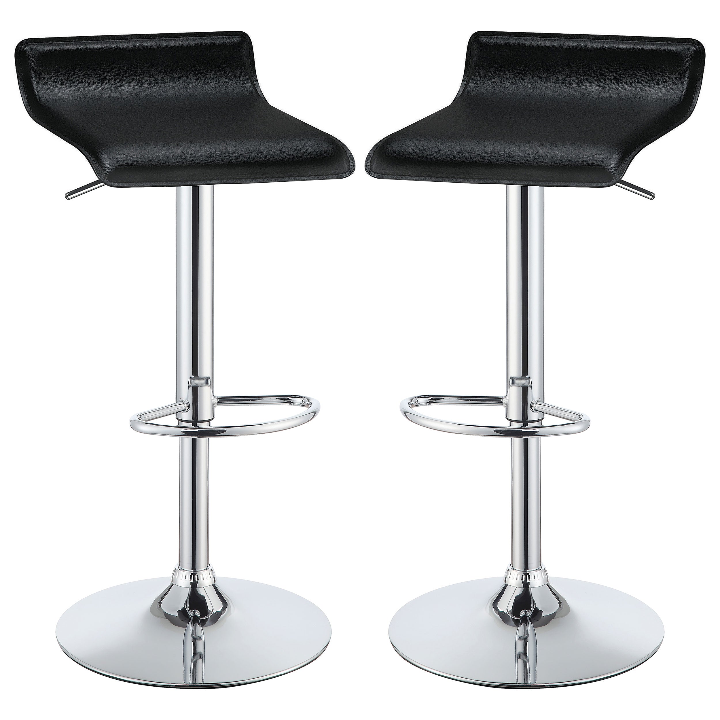 Bidwell Upholstered Adjustable Bar Stool (Set of 2)