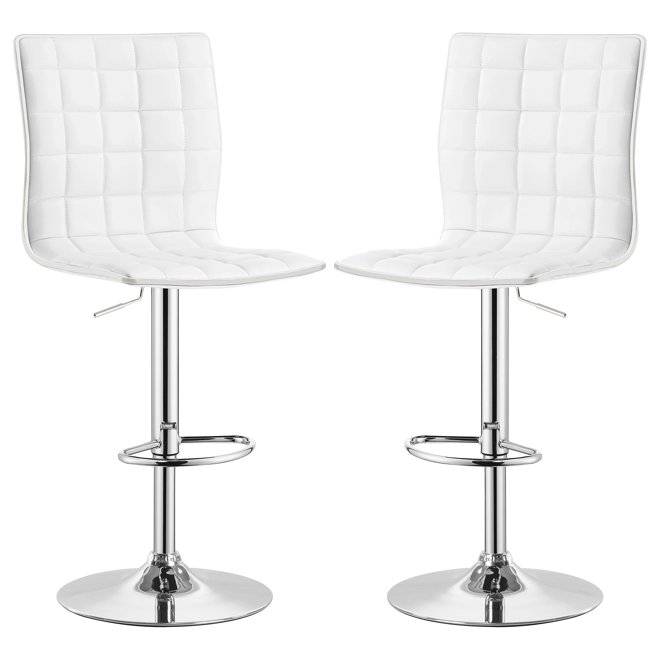 Ashbury Upholstered Adjustable Bar Stool (Set of 2)