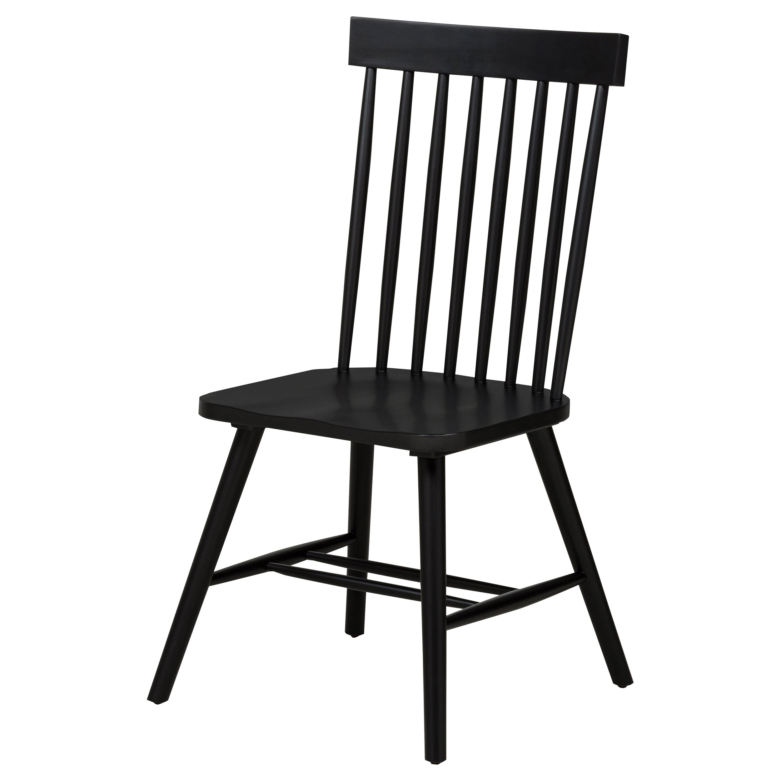 Andrews Windsor Spindle Dining Side Chair White (Set of 2)