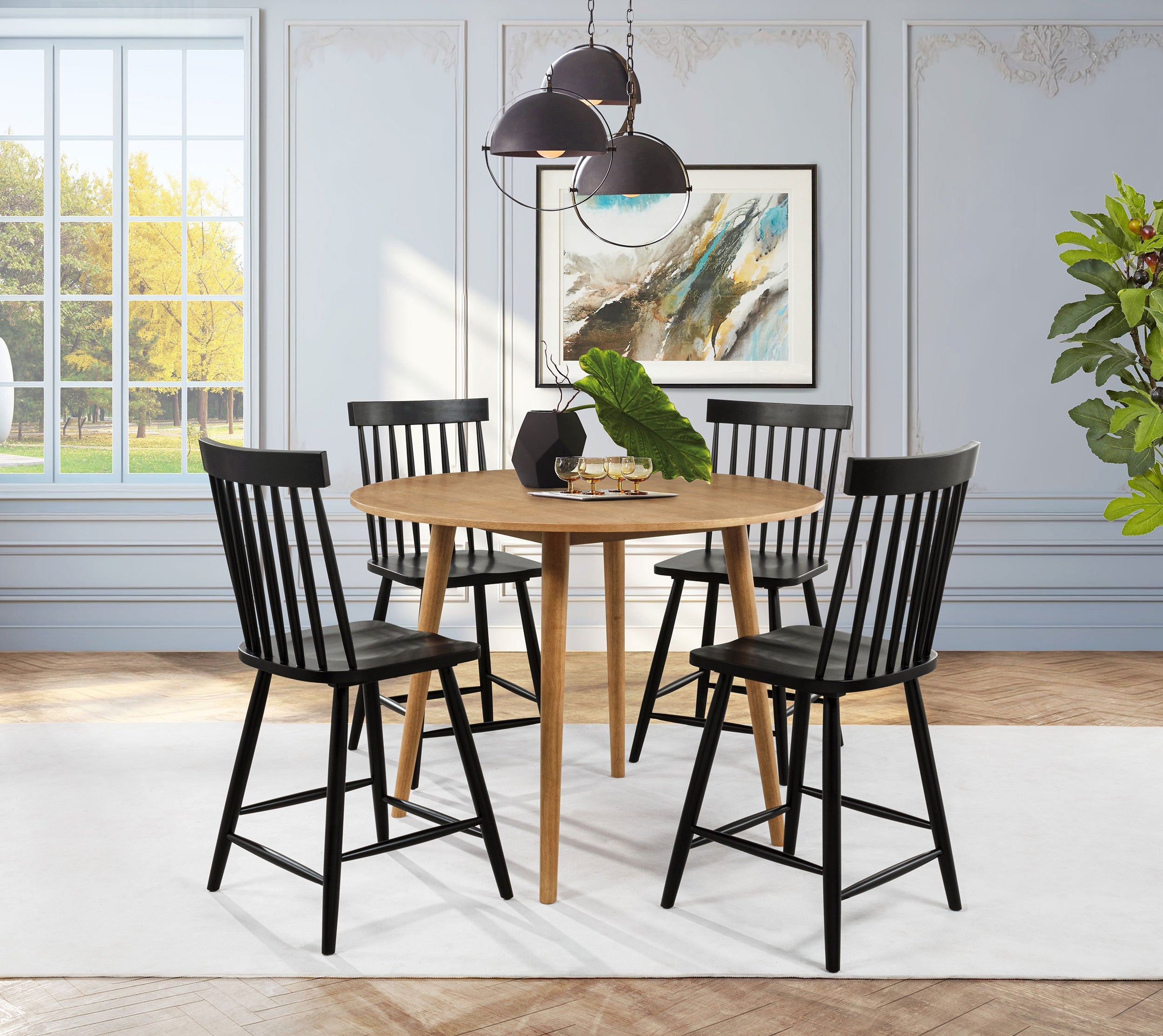 Andrews Round Counter Height Dining Set