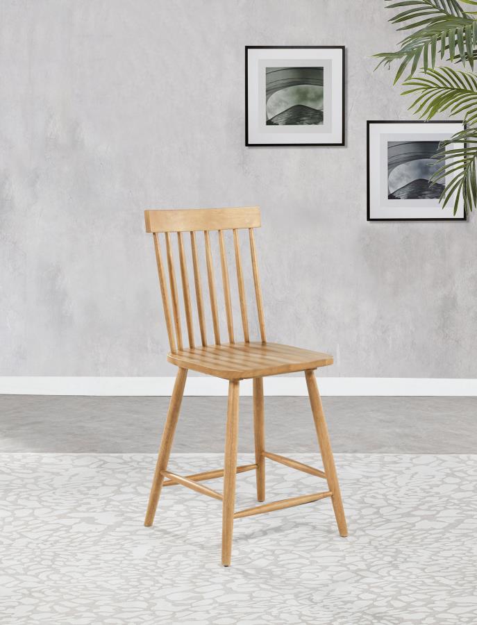 Andrews Windsor Counter Height Dining Side Chair (Set of 2)