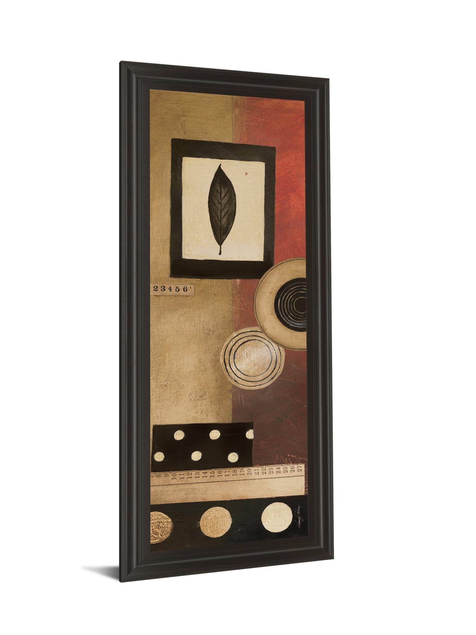 Radius Panel I By Kimberly Poloson 18X42 Framed Print