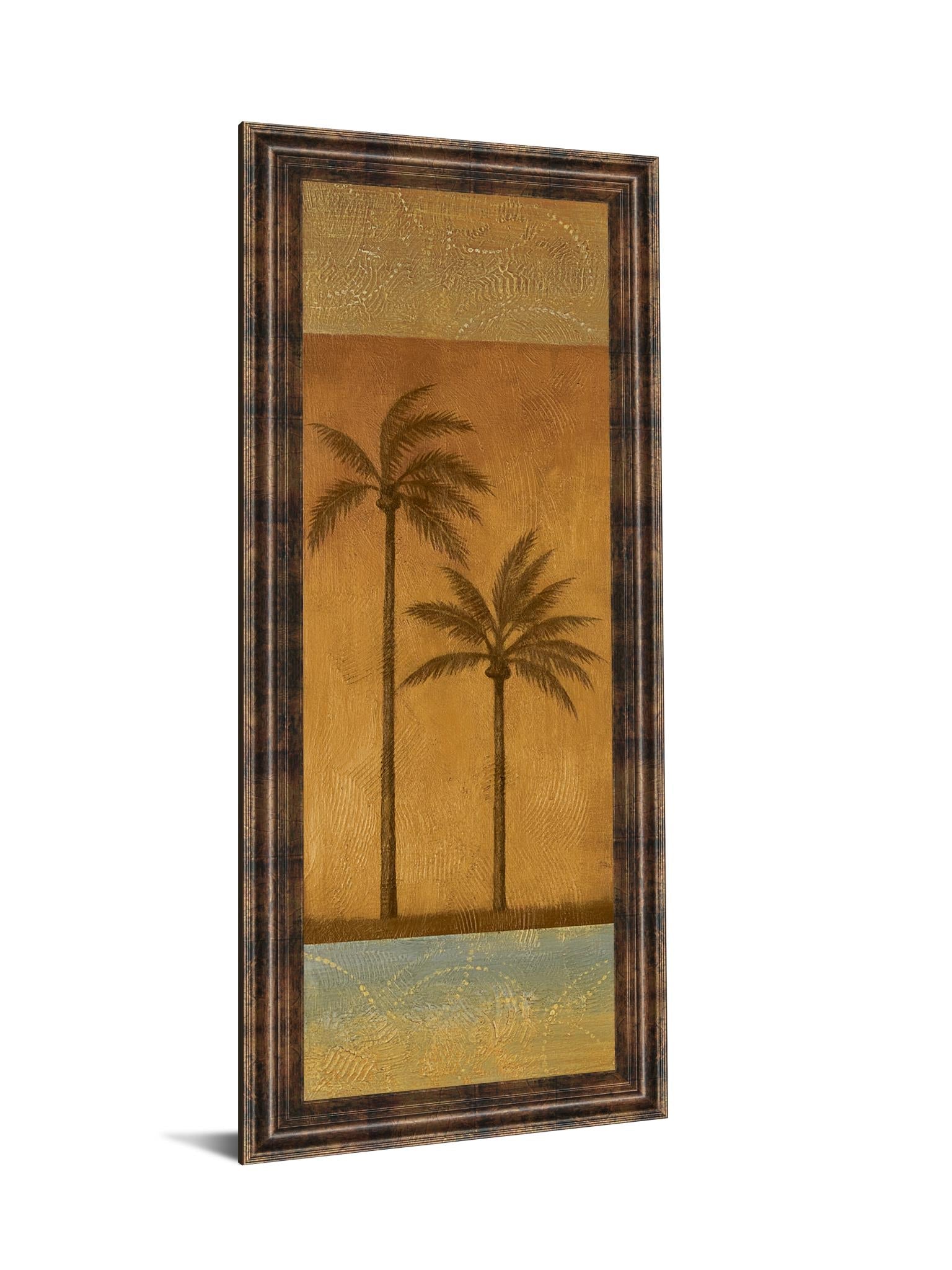 Golden Palm Ii By Jordan Grey 18X42 Framed Print