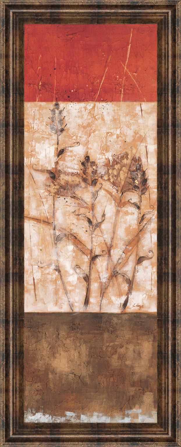 Fresco I By Loretta Linza 18X42 Framed Print