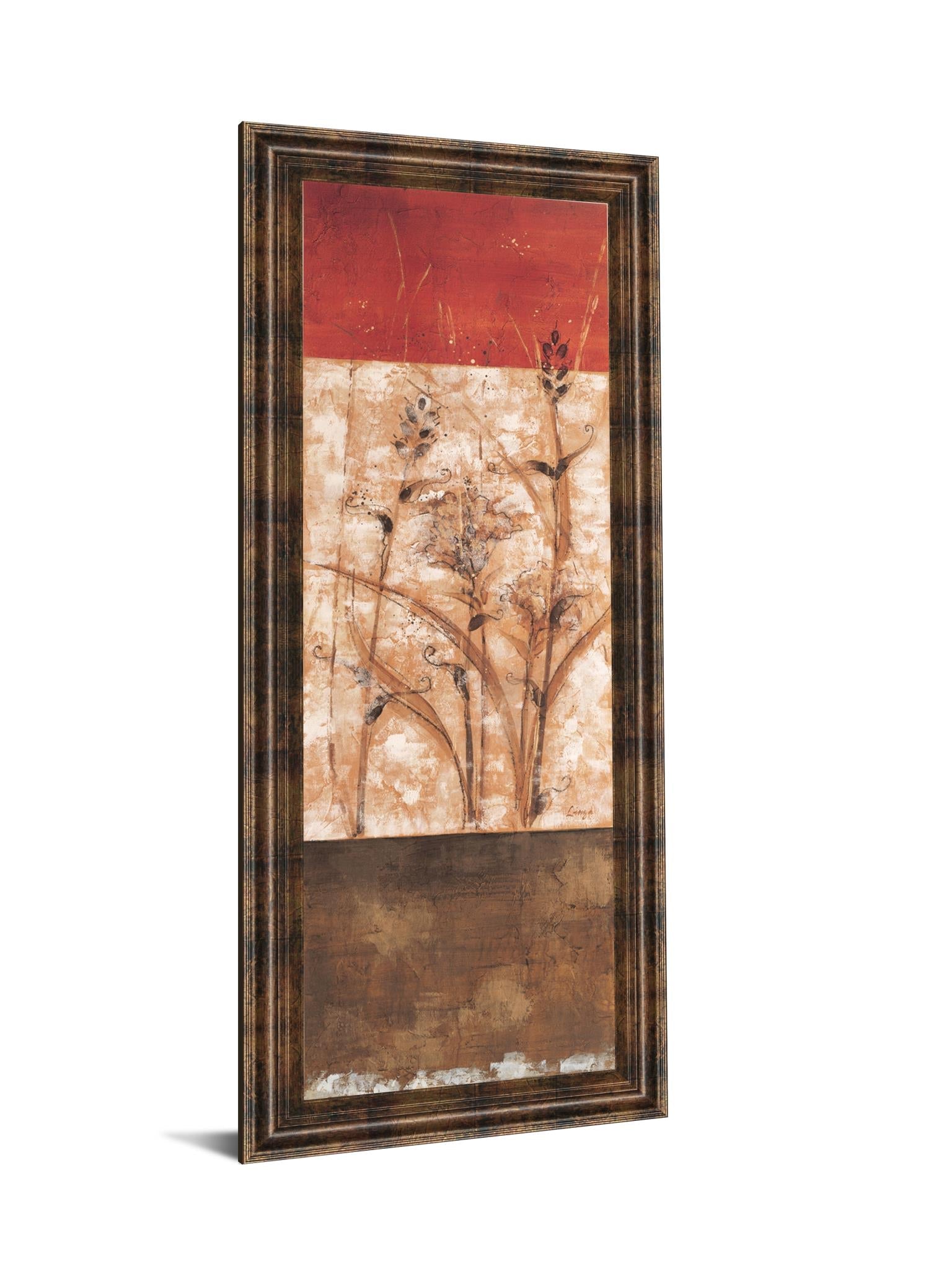 Fresco Ii By Loretta Linza 18X42 Framed Print