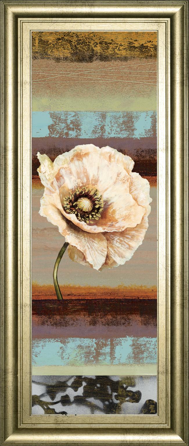 Elemental Poppy Ii By Selina Werbelow 18X42 Framed Print