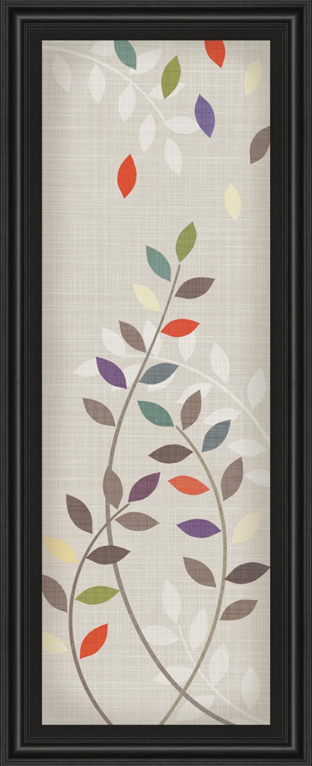 Leaflets Ii By Tandi Venter 18X42 Framed Print