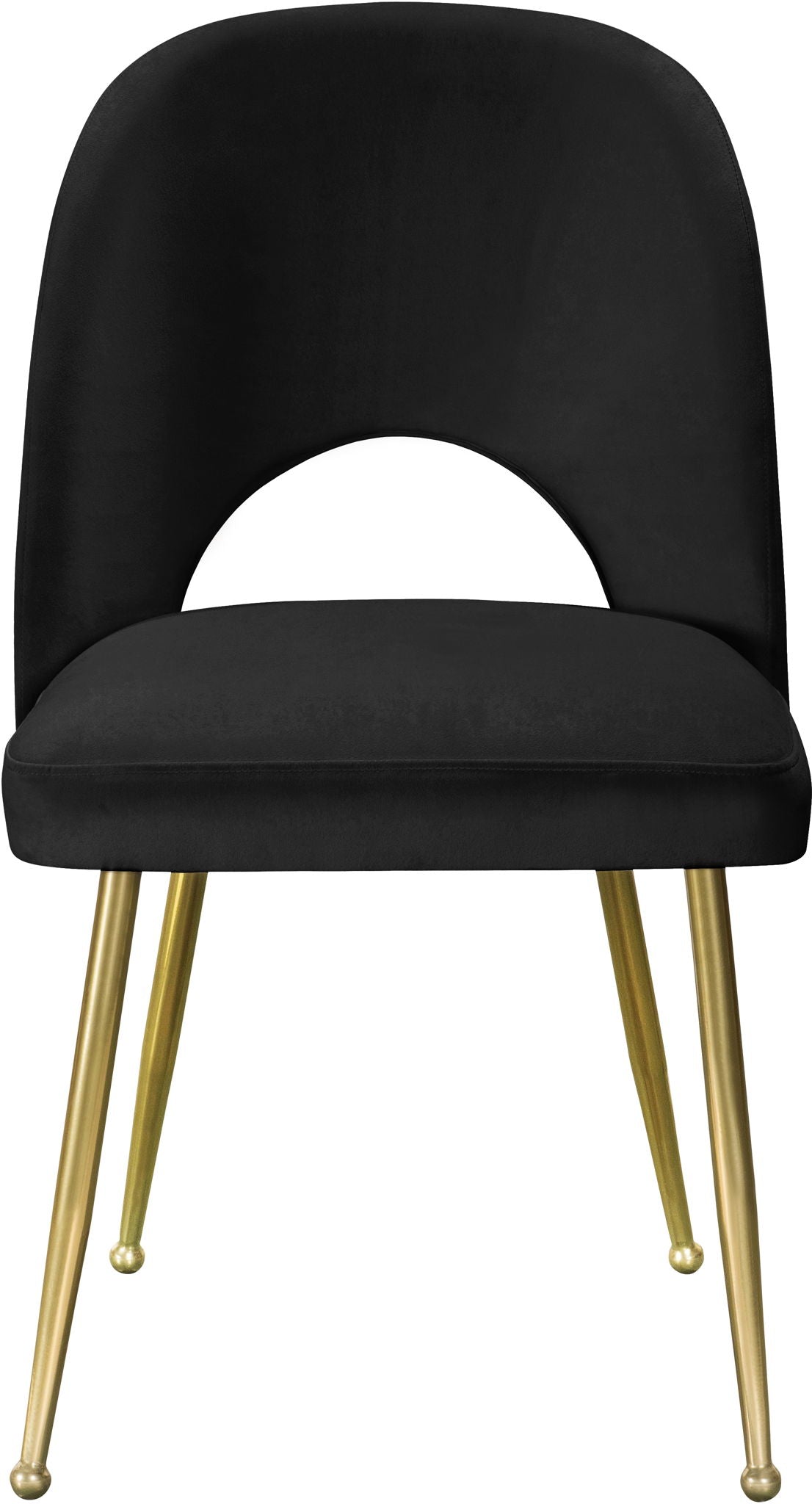 Logan - Dining Chair (Set of 2) with Gold Legs