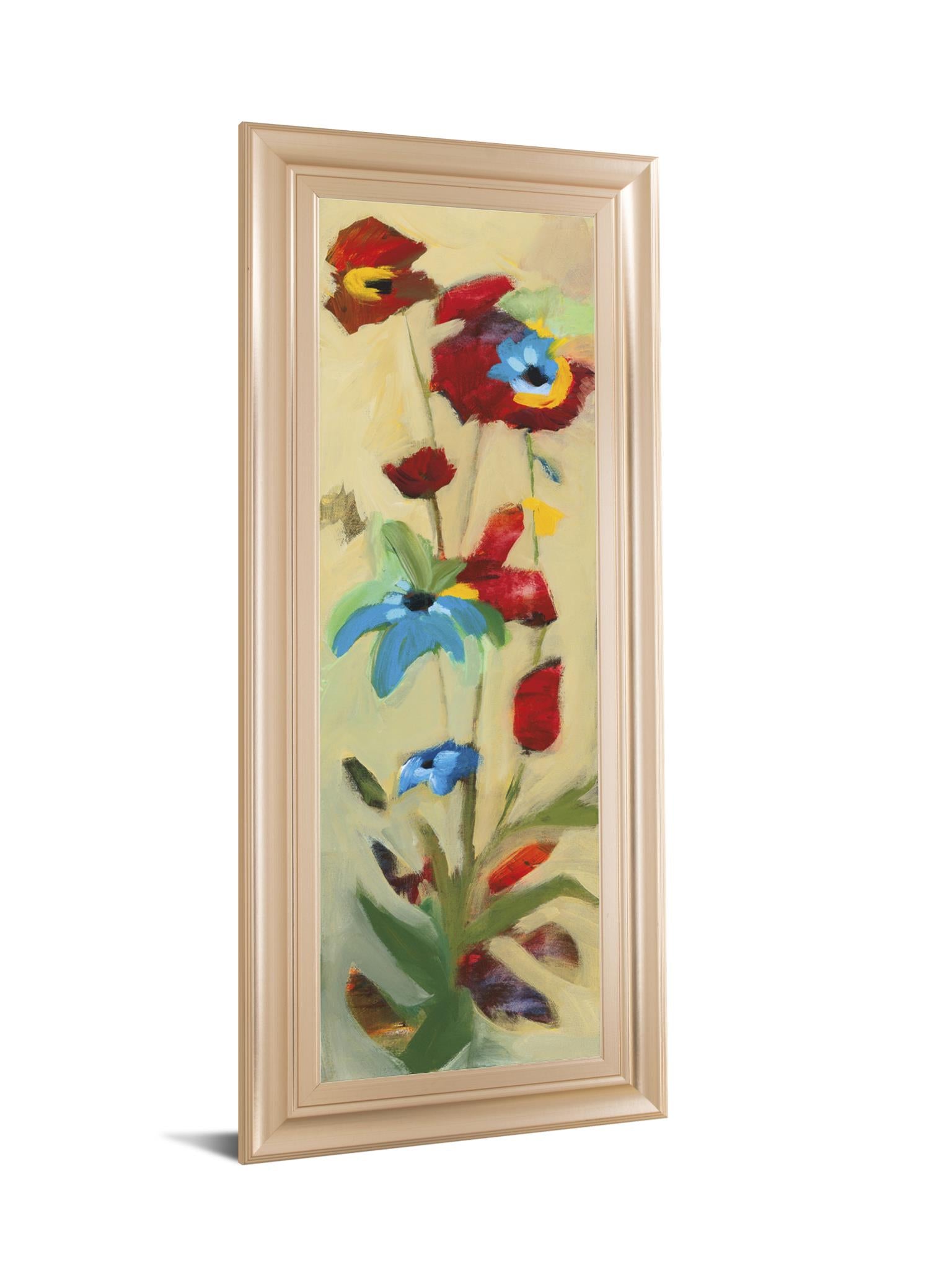 Wildflower Ii By Jennifer Zybala 18X42 Framed Print