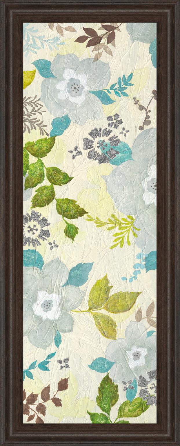 Fragrant Garden I By Tava Studios 18X42 Framed Print