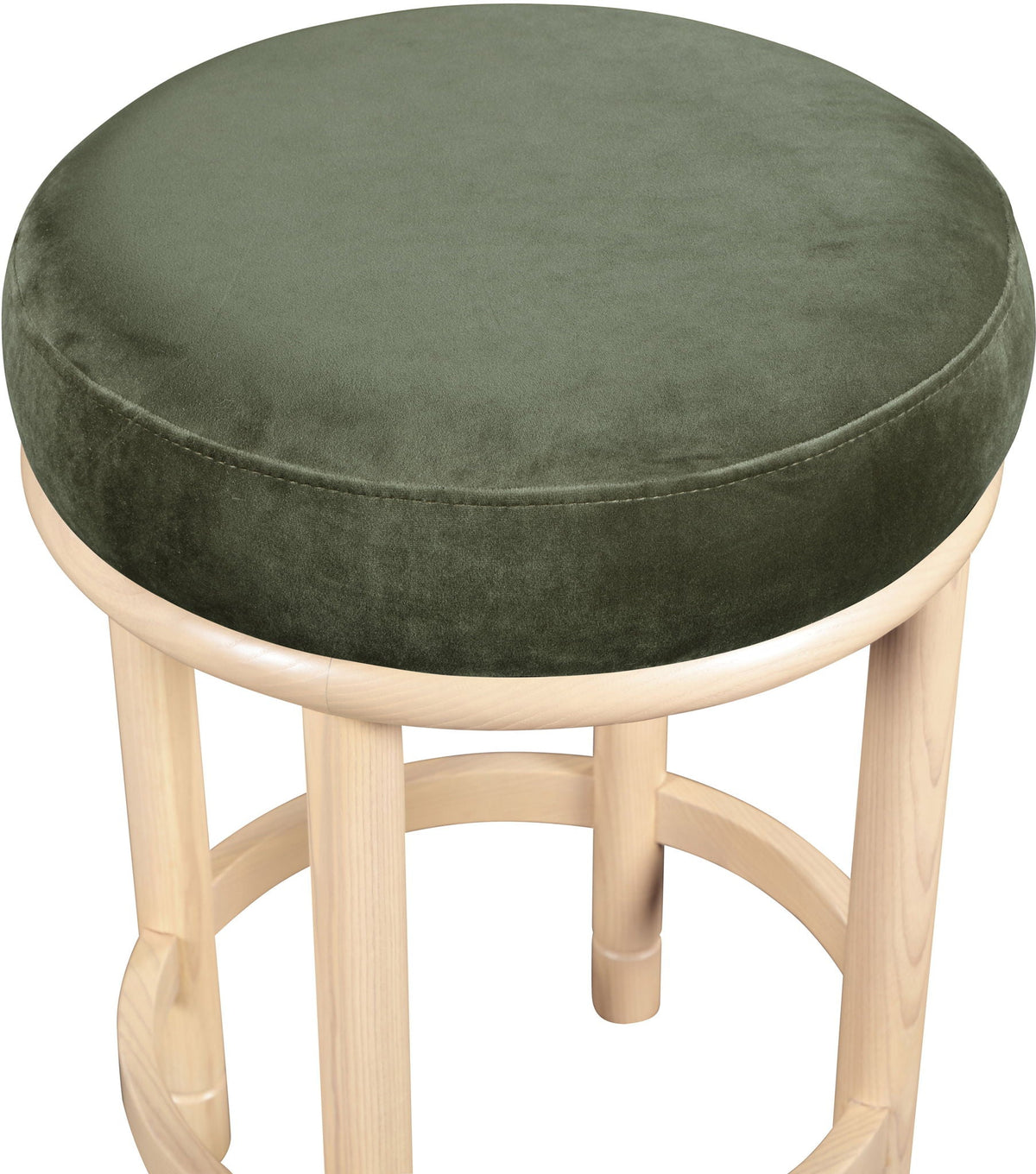 Monette - Counter Stool with Natural Base