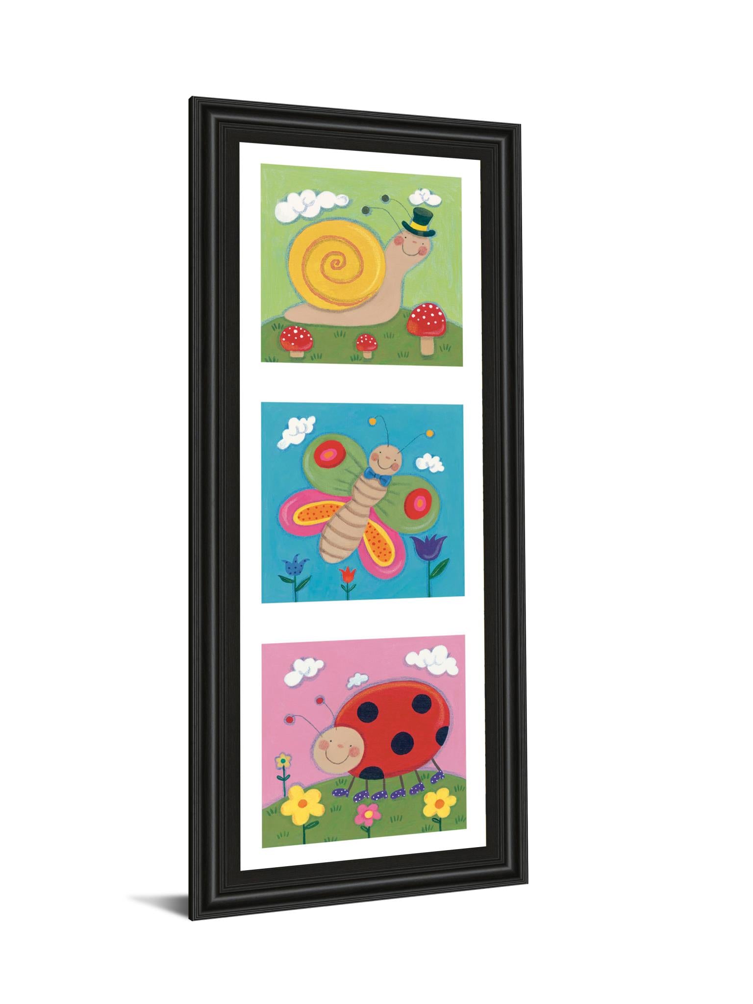 Garden Party I By Sophie Harding 18X42 Framed Print