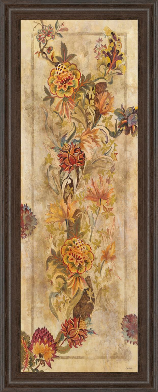 Fleur Delicate Ii By Georgie 18X42 Framed Print
