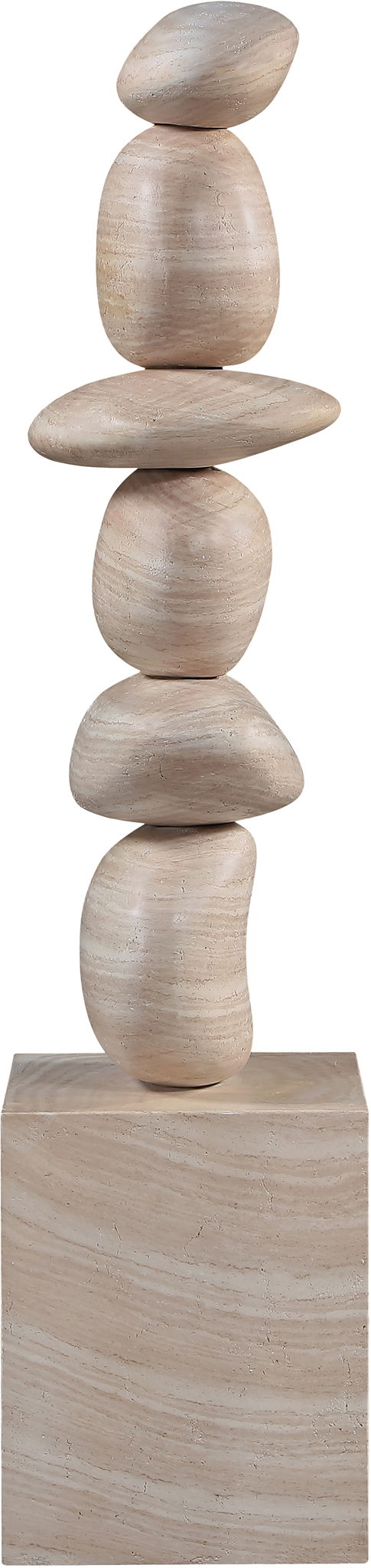 Torix Concrete Floor Sculpture — Cream or Travertine