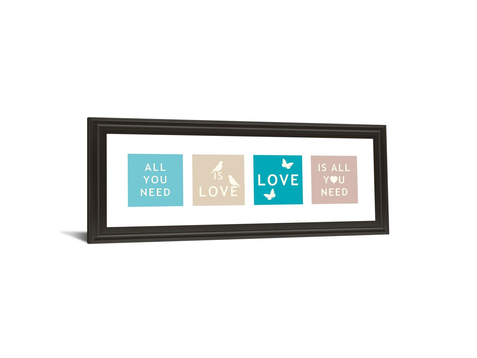Words Of Kindness Ii By The Vintage Collection 18X42 Framed Print