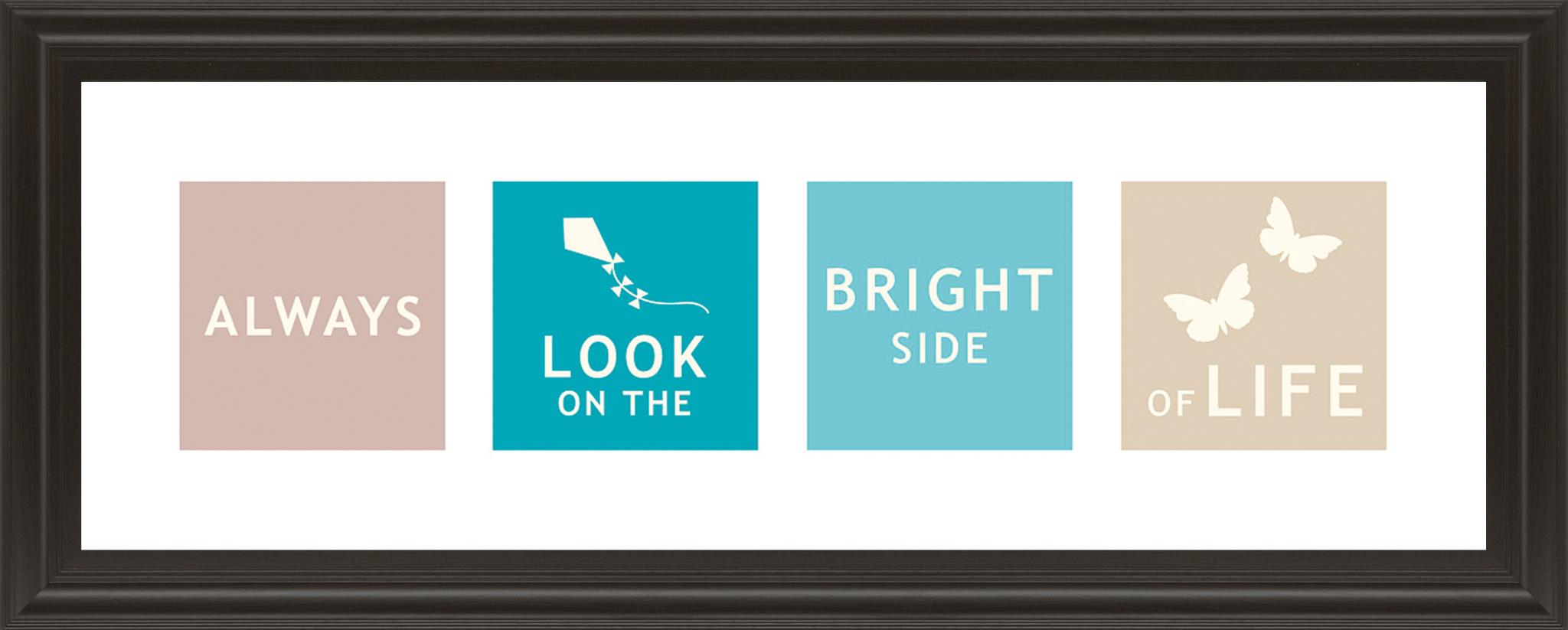 Words Of Kindness I By The Vintage Collection 18X42 Framed Print