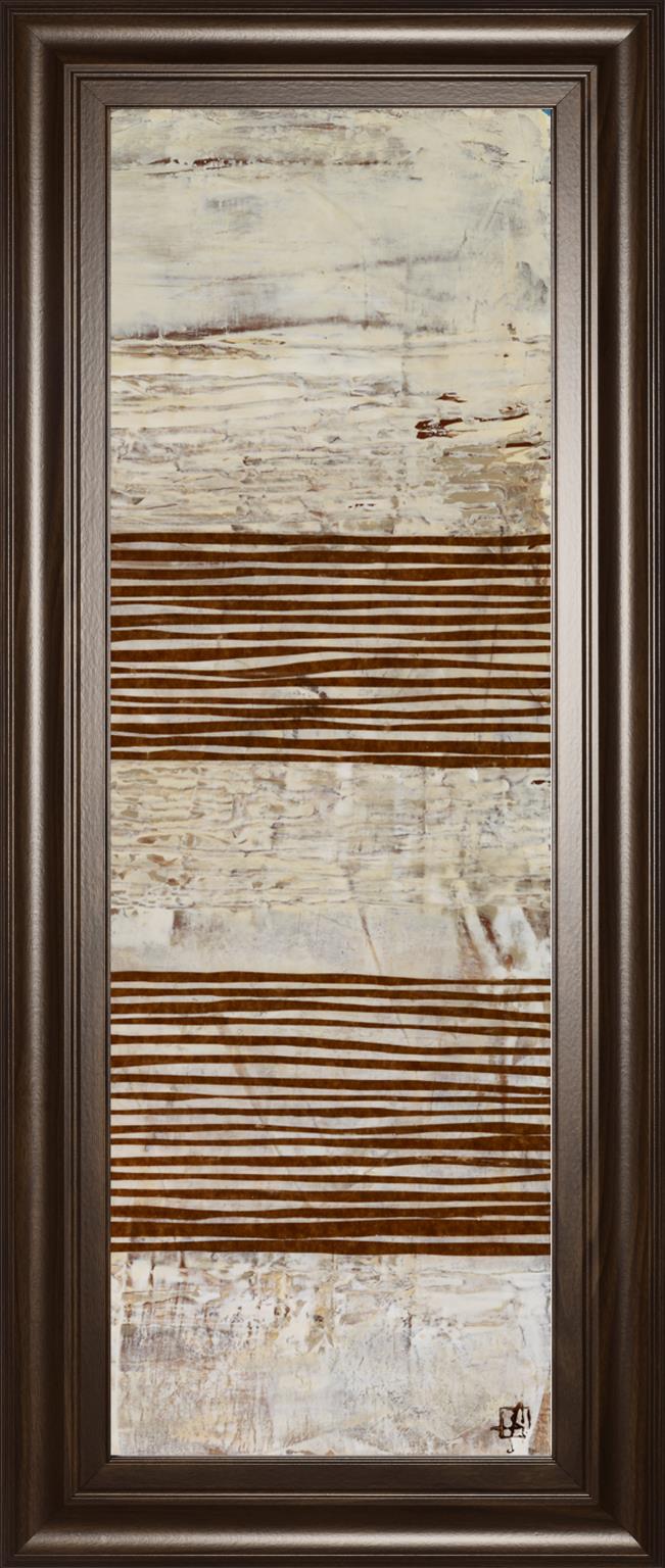 White Stripes Ii By Natalie Avondet 18X42 Framed Print