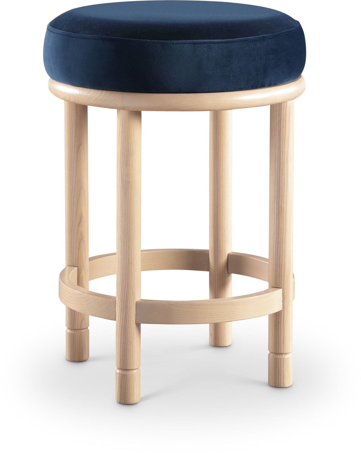 Monette - Counter Stool with Natural Base