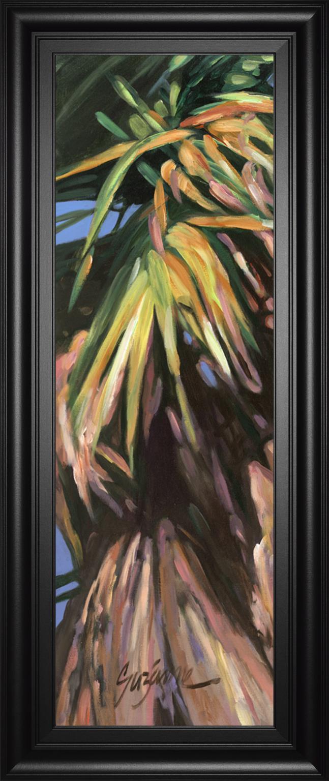 Wild Palm I By Suzanne Wilkins 18X42 Framed Print