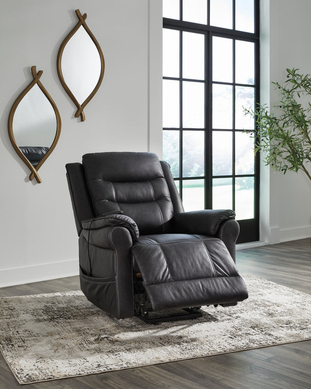 Ashley 1800512 Power Lift Recliner — Heat & Massage