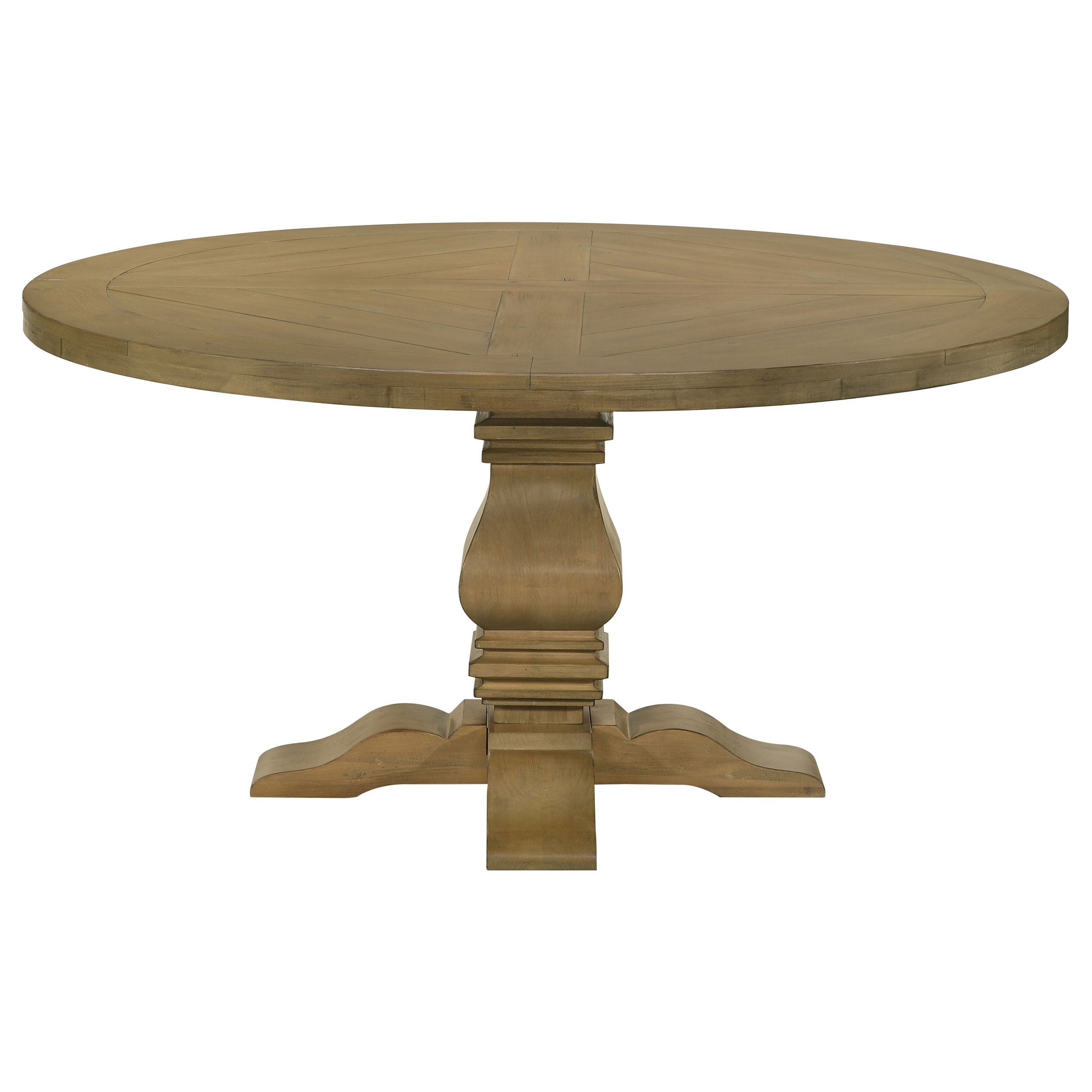 Florence Round Dining Table Set Rustic Honey