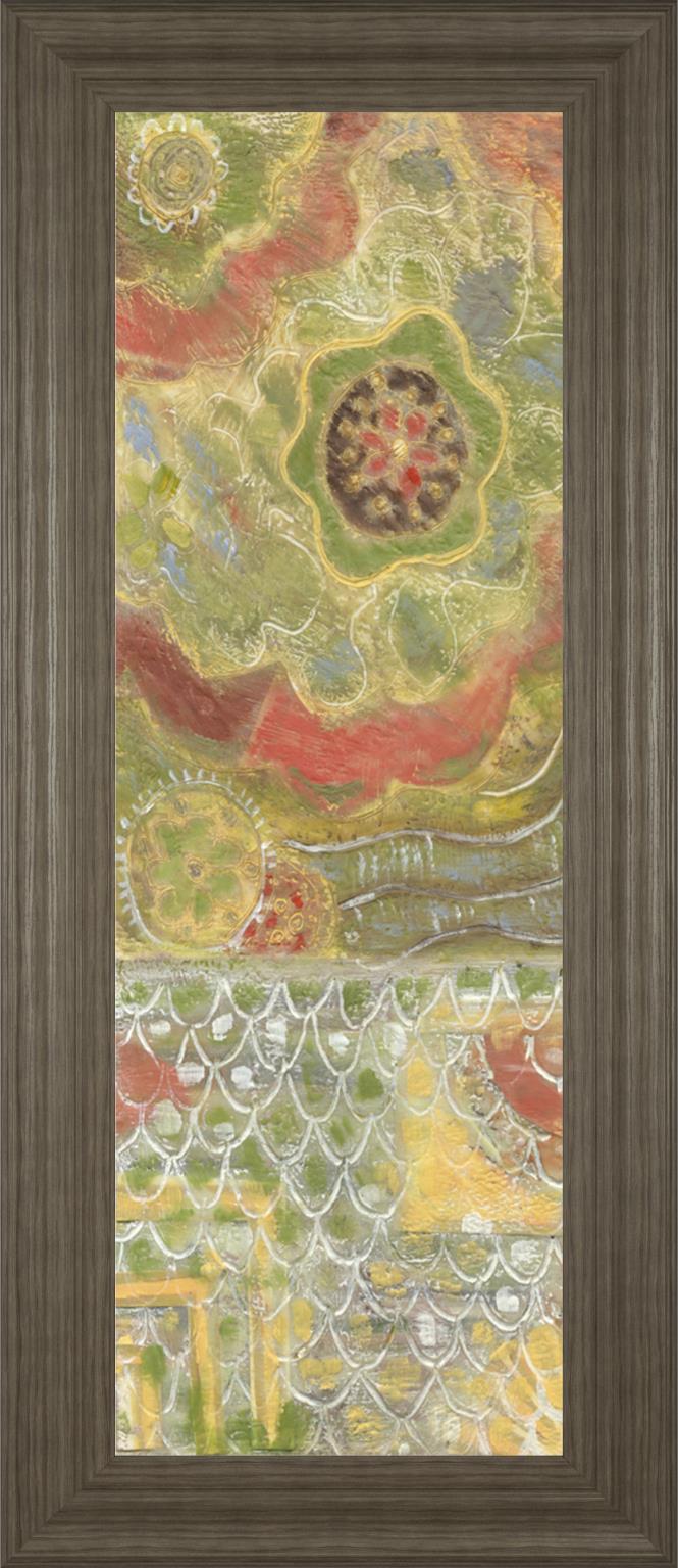 Moroccan Whimsy I By Karen Deans 18X42 Framed Print