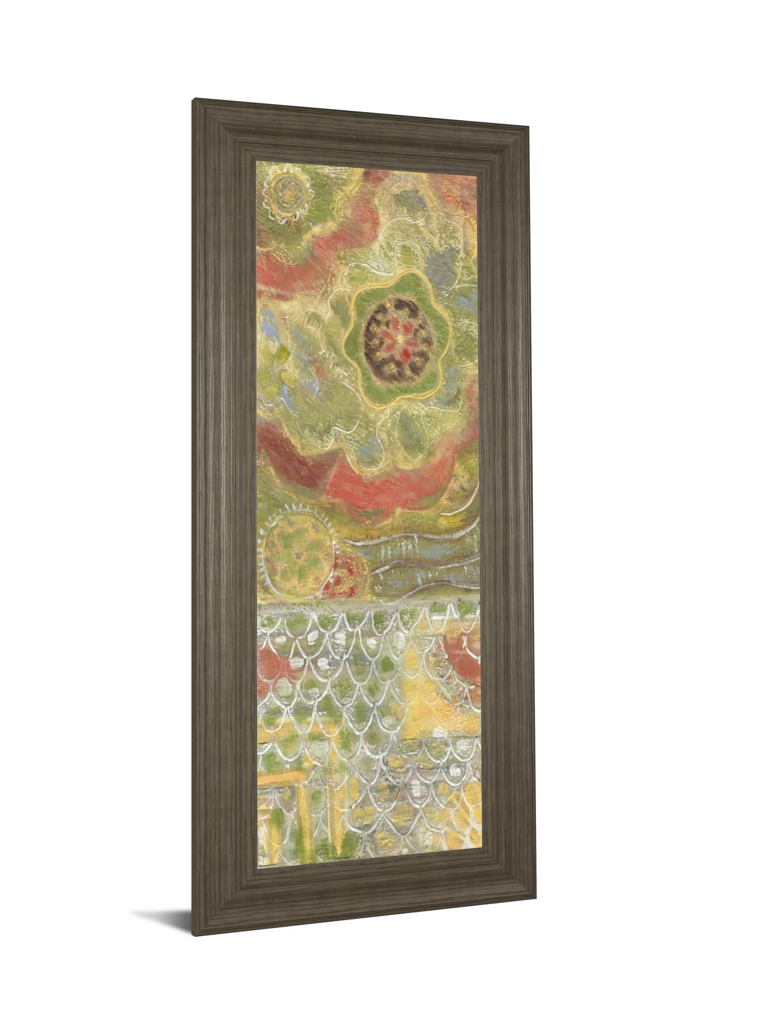 Moroccan Whimsy I By Karen Deans 18X42 Framed Print