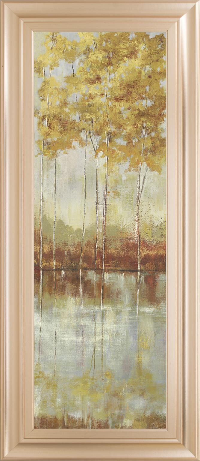 Reflections I By Allison Pearce 18X42 Framed Print