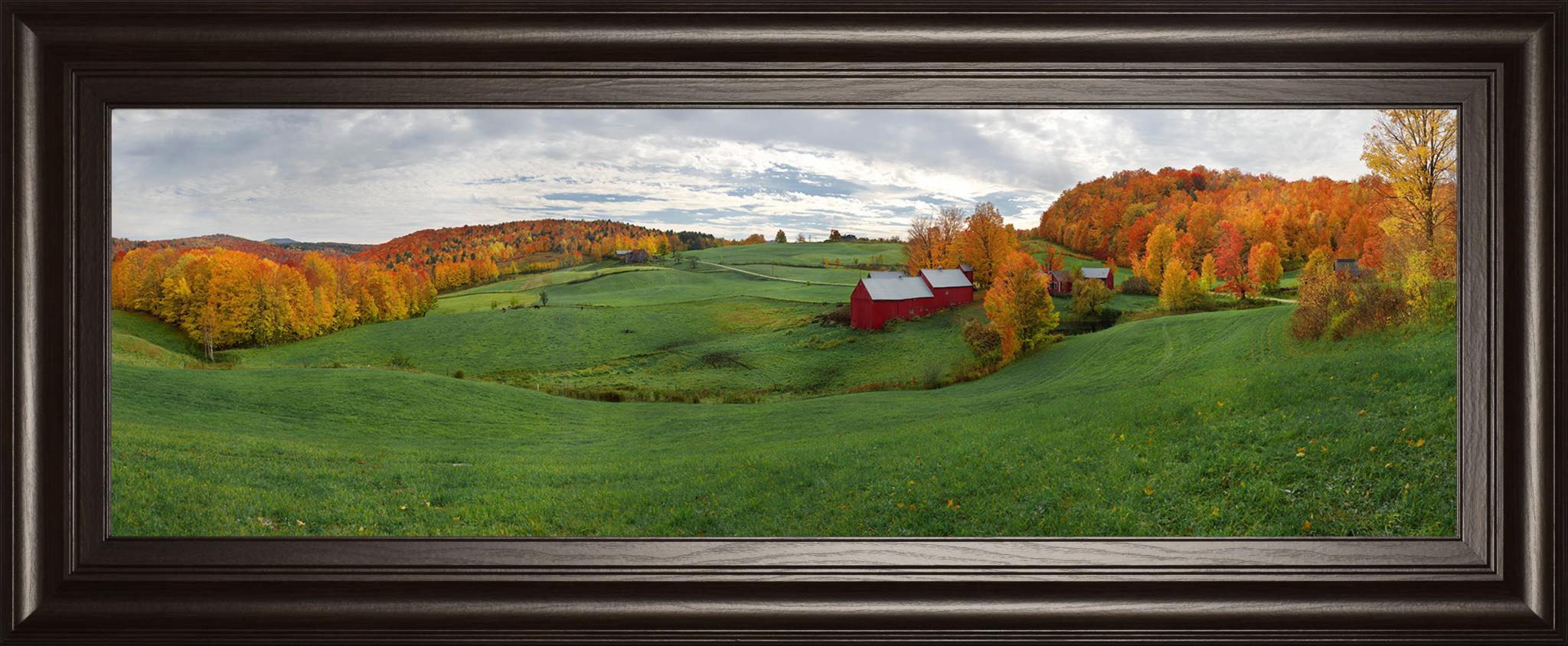 Jenne Farm By Shelley Lake 18X42 Framed Print