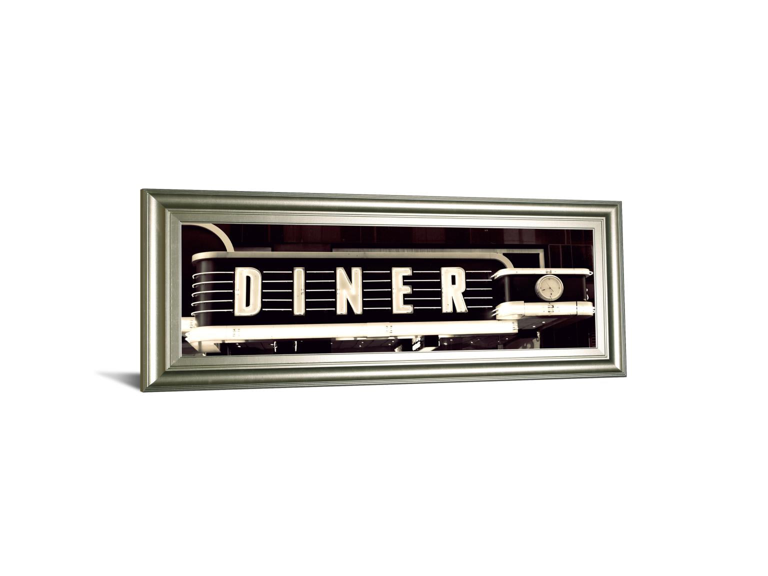 Diner By Susan Bryant 18X42 Framed Print
