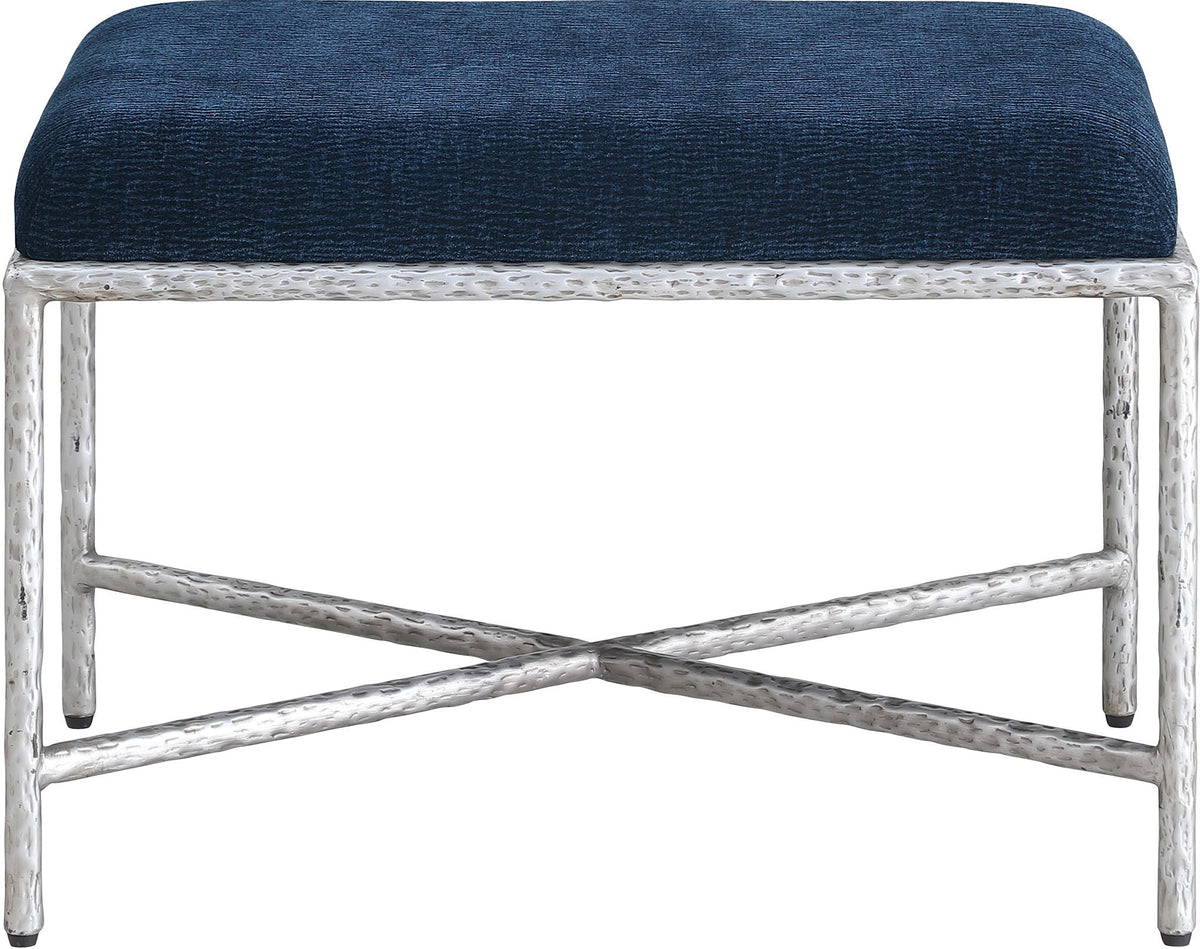 Valley - Bench with Silver Frame