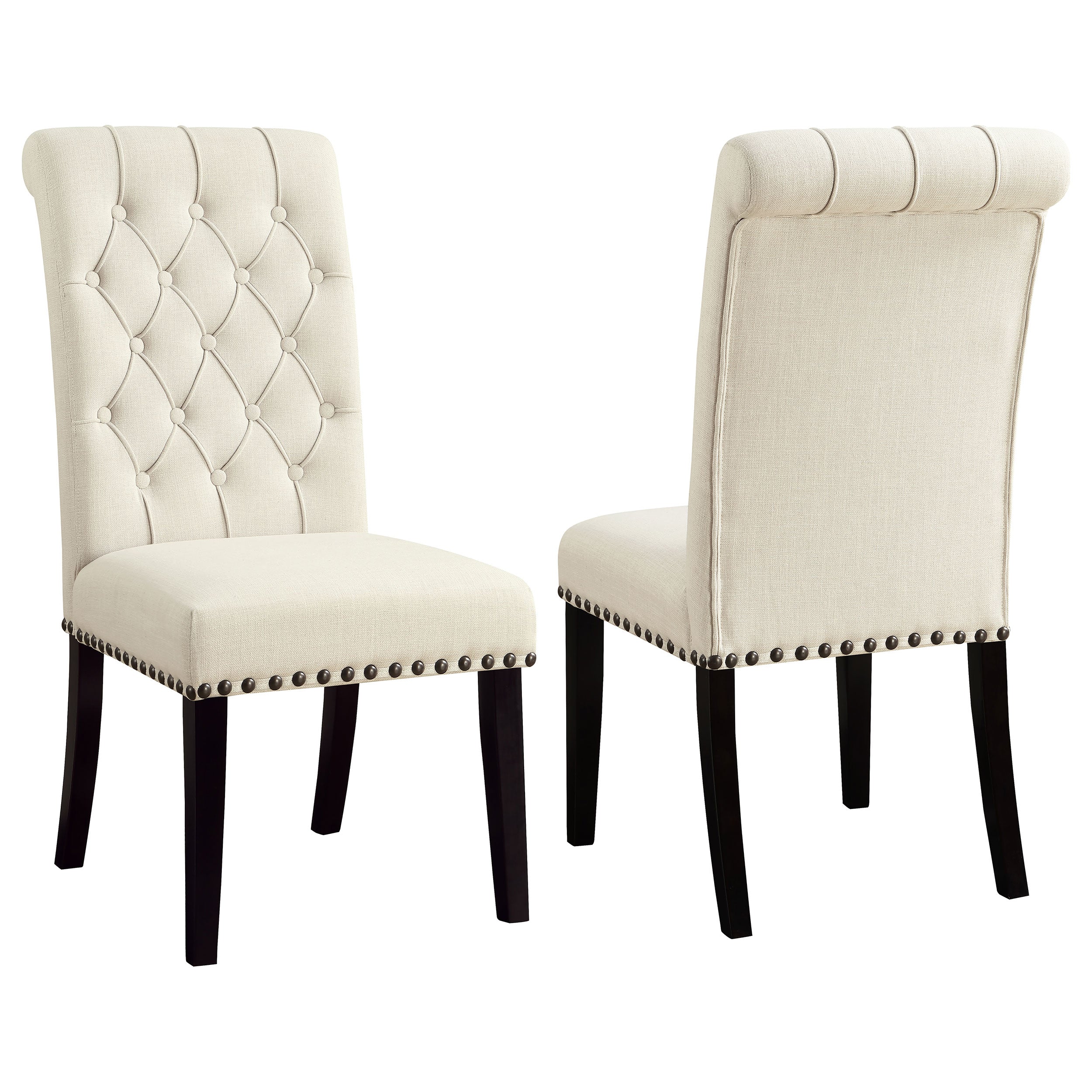 Alana Fabric Upholstered Dining Side Chair (Set of 2)