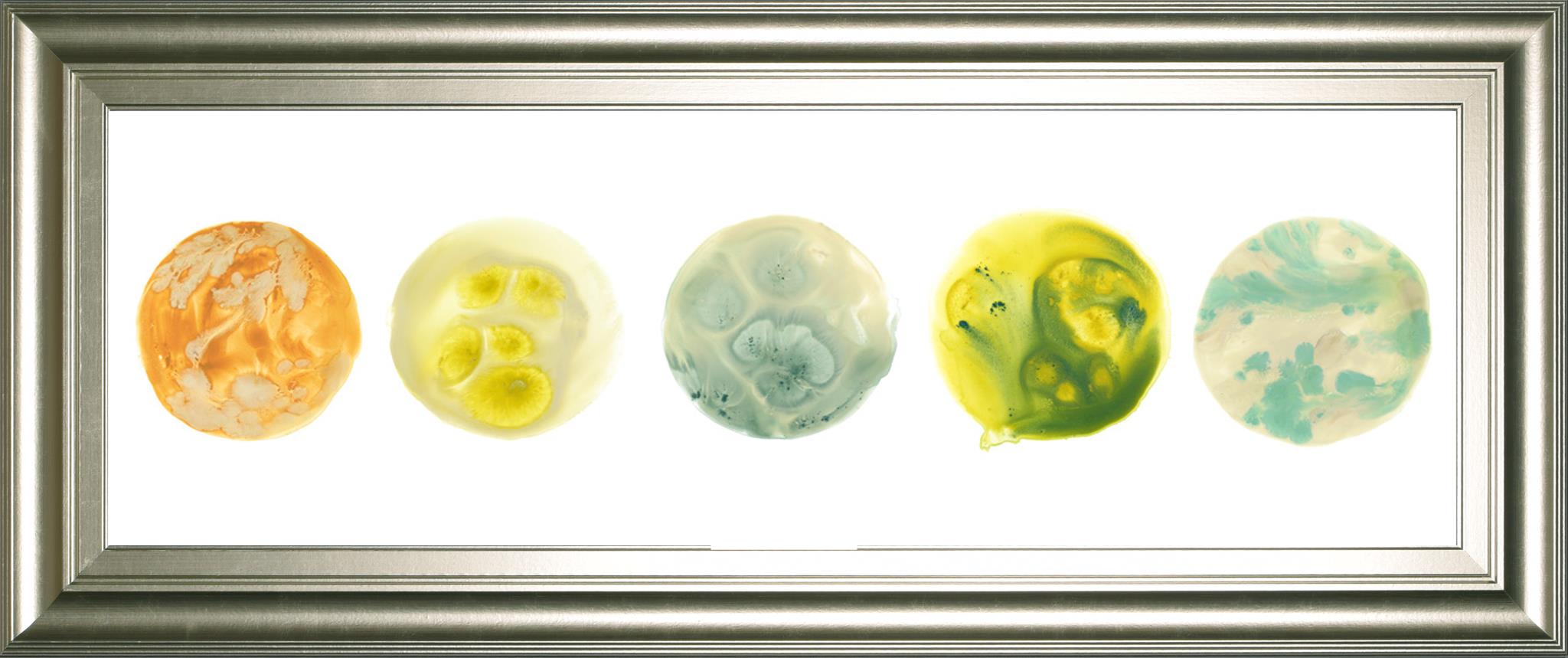 Planetary Viii By June Erica Vess 18X42 Framed Print