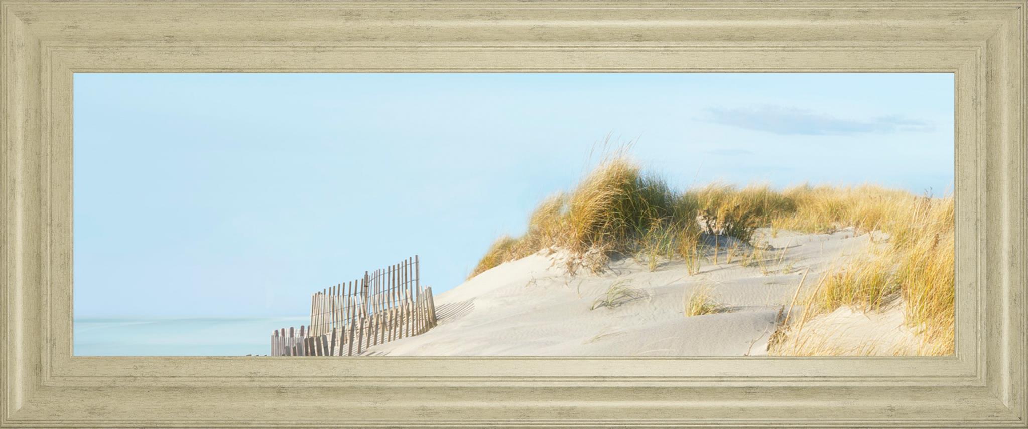 Beachscape Ii By James Mcloughlin 18X42 Framed Print