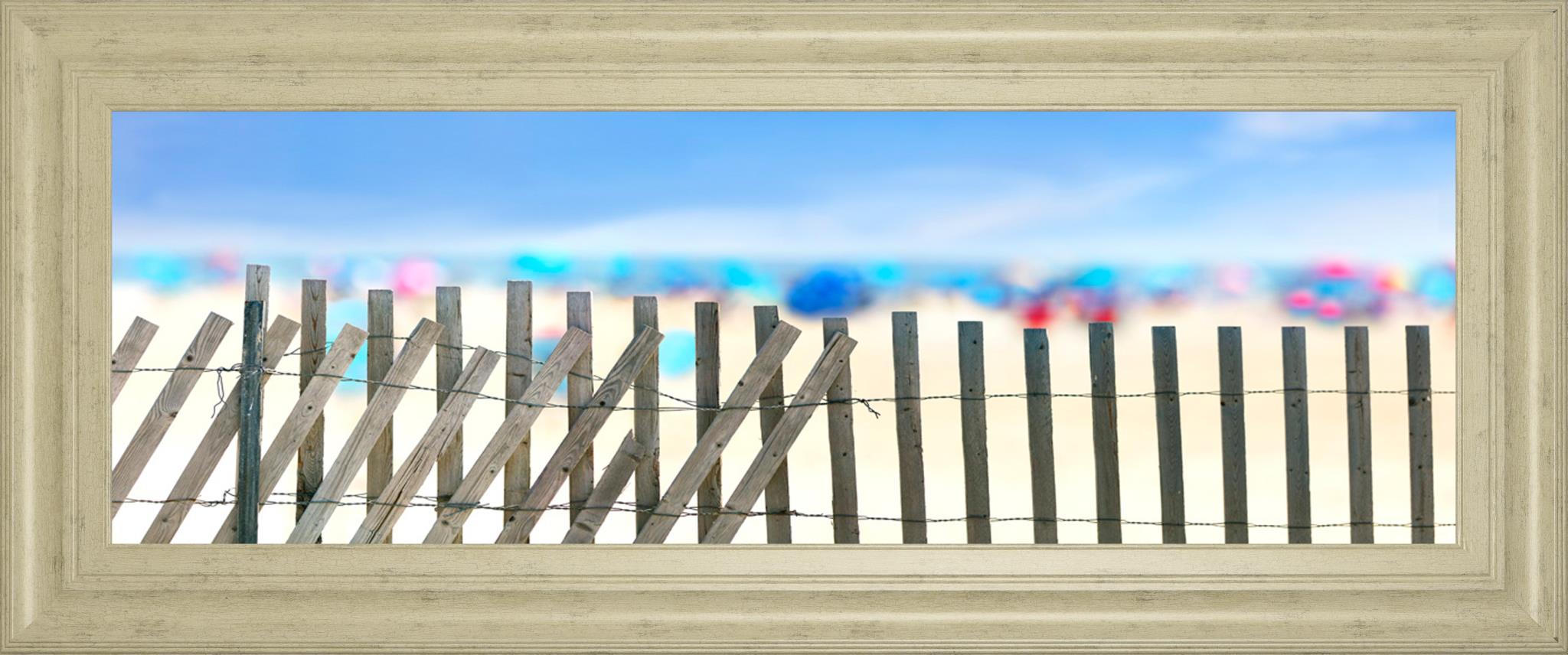 Beachscape Ii By James Mcloughlin 18X42 Framed Print