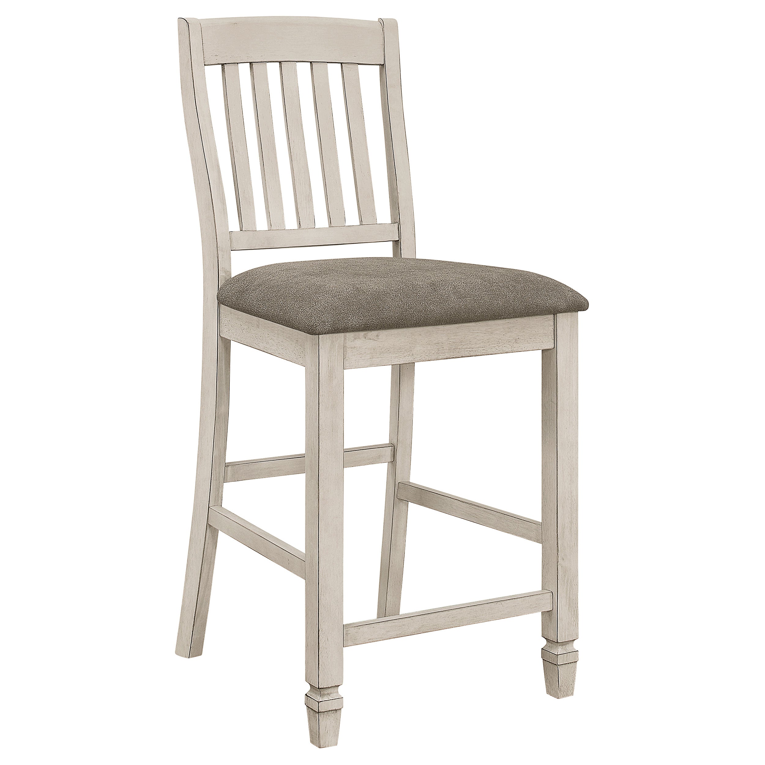 Sarasota Counter Height Dining Set with Drop Leaf Nutmeg and Rustic Cream
