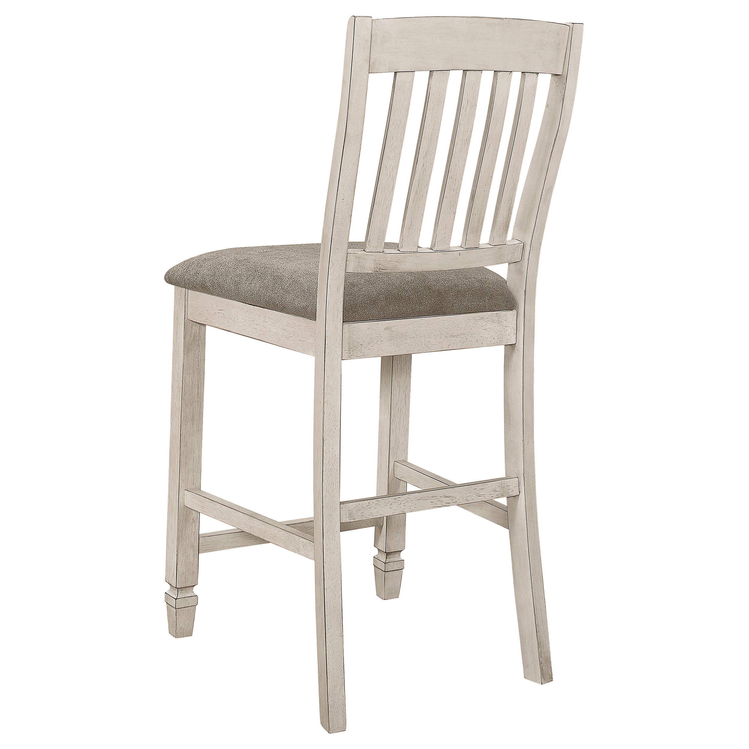 Sarasota Counter Height Dining Set with Drop Leaf Nutmeg and Rustic Cream
