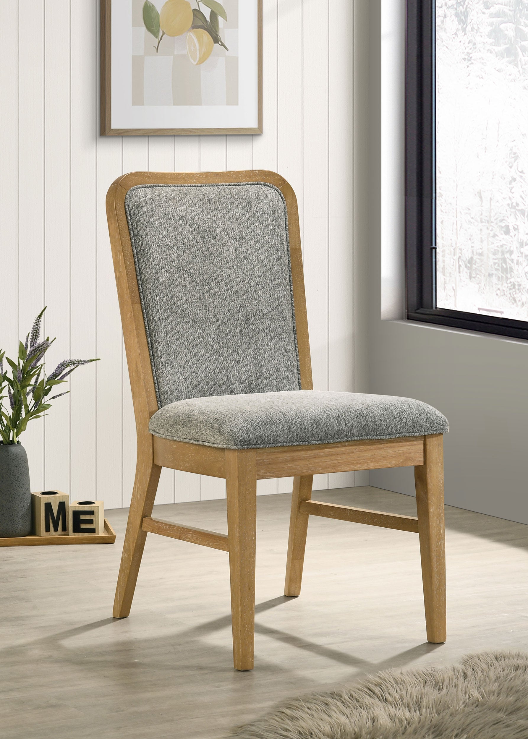 Croyden Dining Side Chair Weathered Natural (Set of 2)
