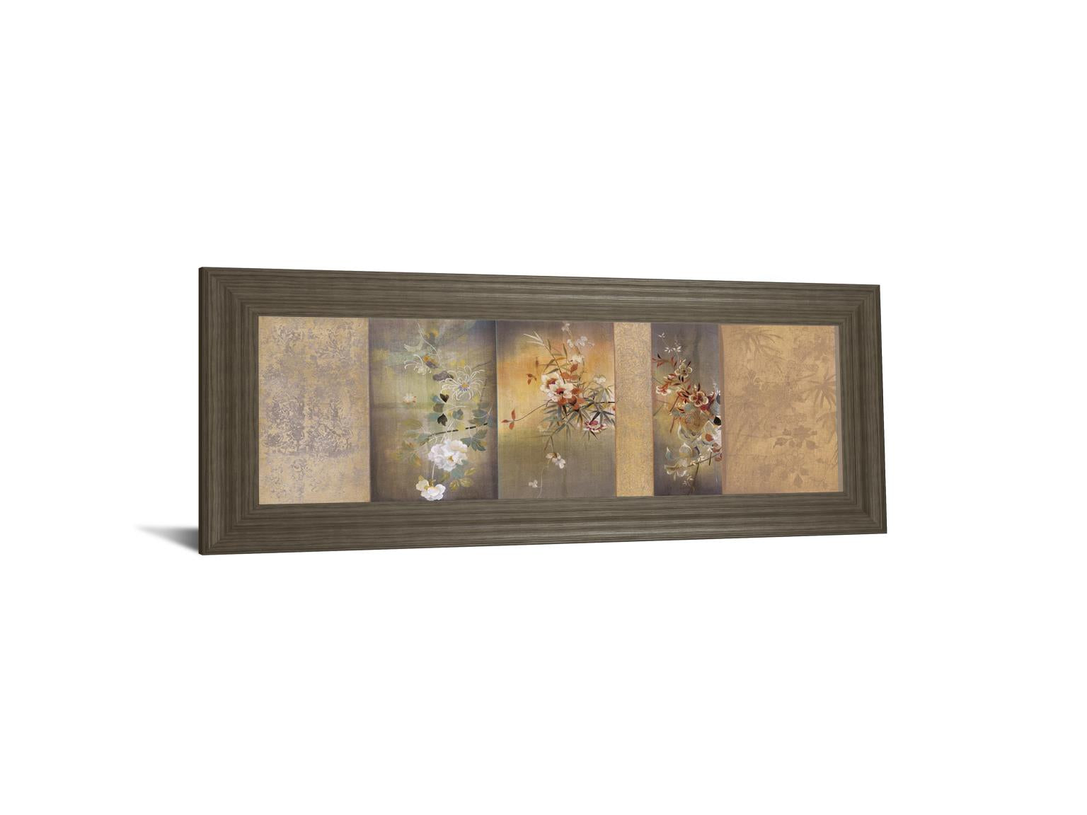 Tea Garden I By Douglas 18X42 Framed Print