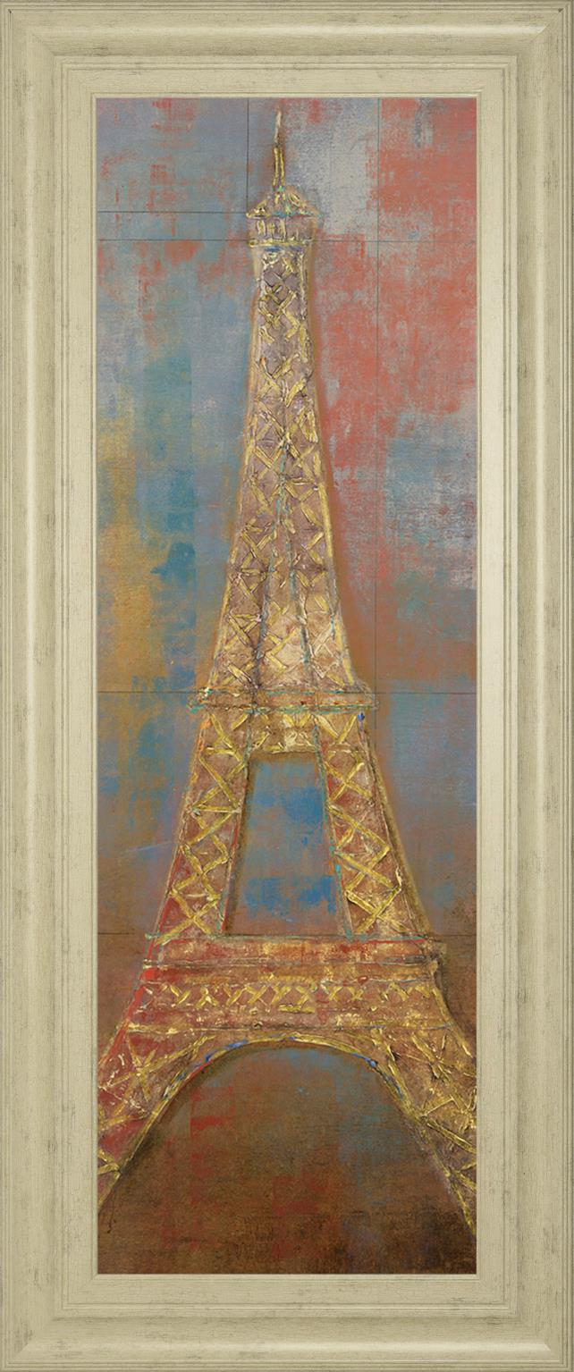 Eiffel By Longo 18X42 Framed Print