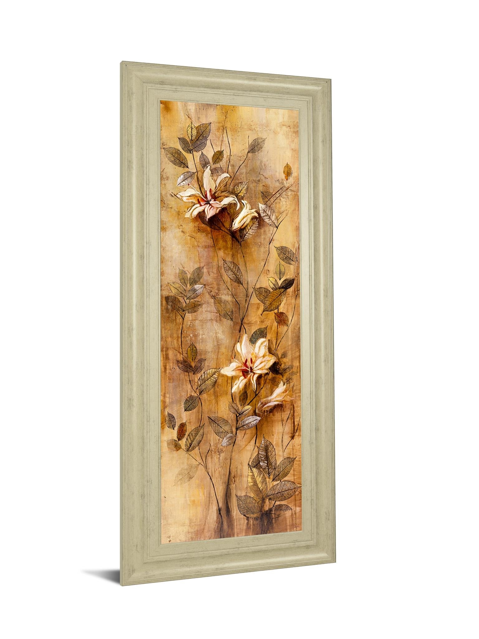 Candlelight Lilies Ii By Douglas 18X42 Framed Print
