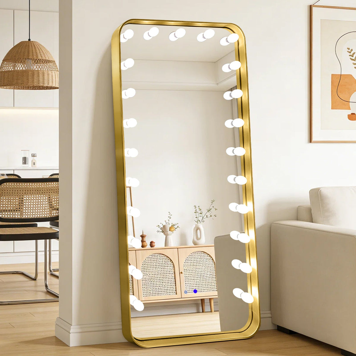 Hollywood 2 LED Vanity Mirror — Bluetooth Speakers