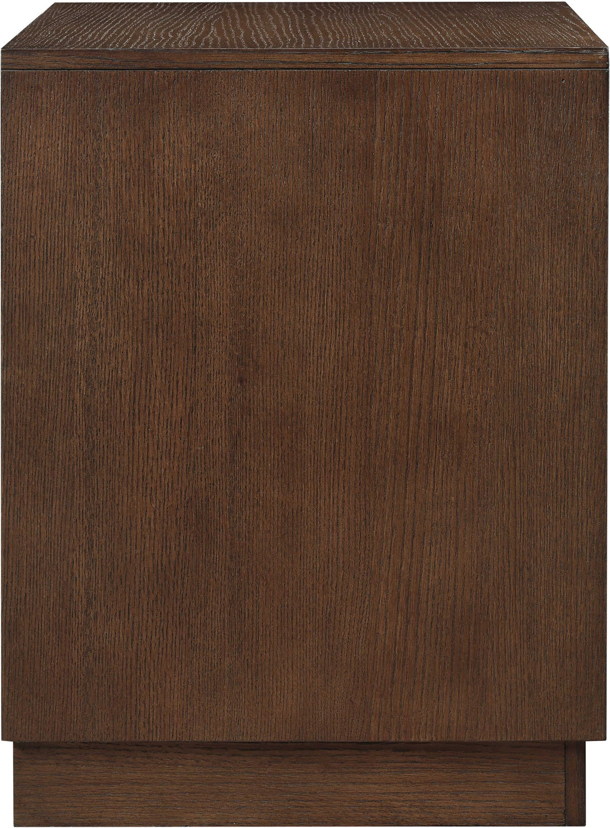Compass Oak Veneer Nightstand — Black, Brown or Natural