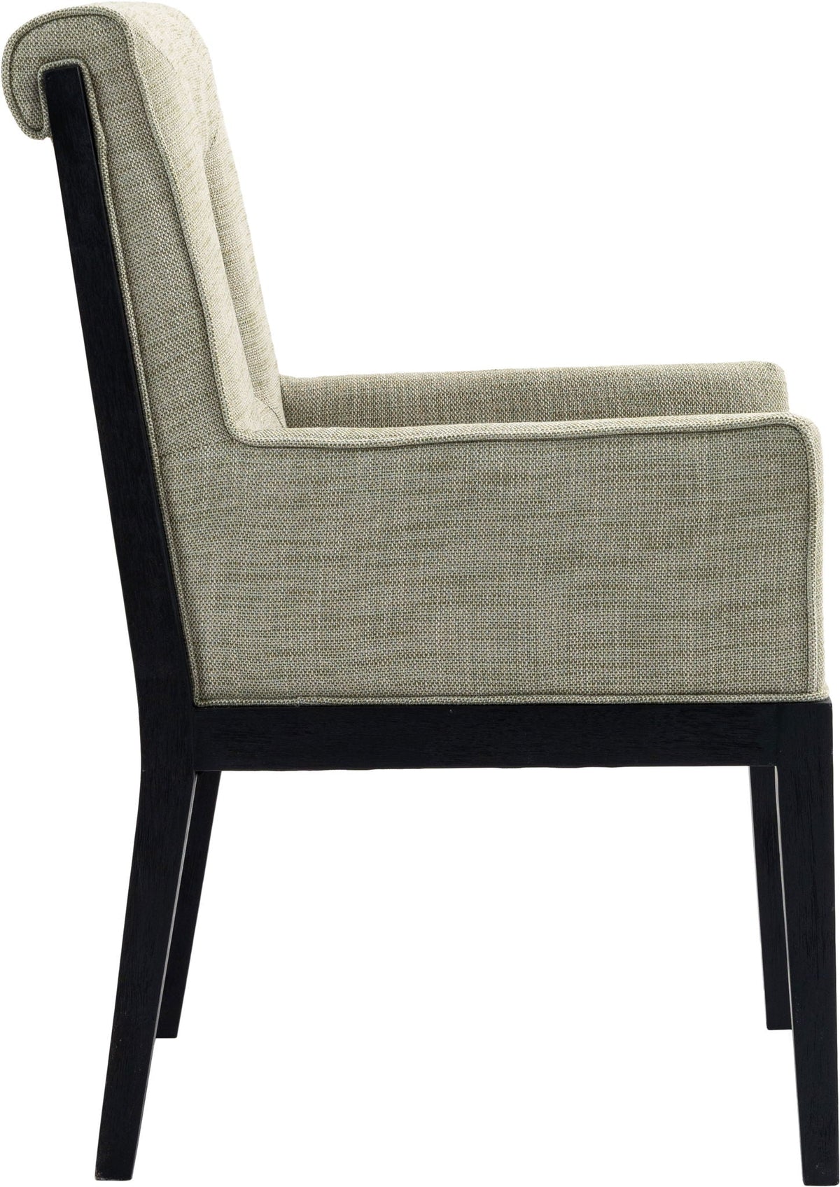 Gwendolyn - Dining Arm Chair with Black Frame