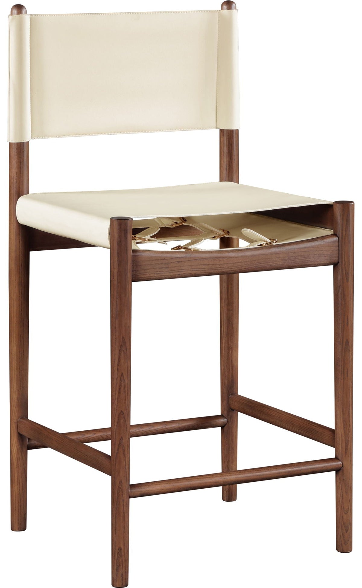 Rawlins - Counter Stool with Walnut Frame