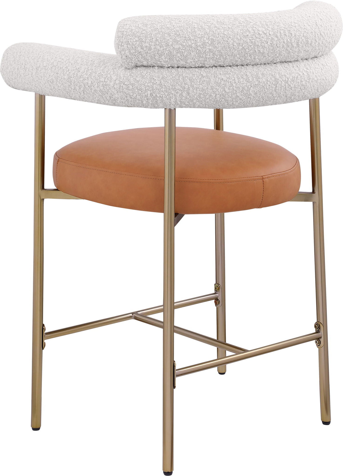 Blake - Counter Stool (Set of 2) with Bronze Legs