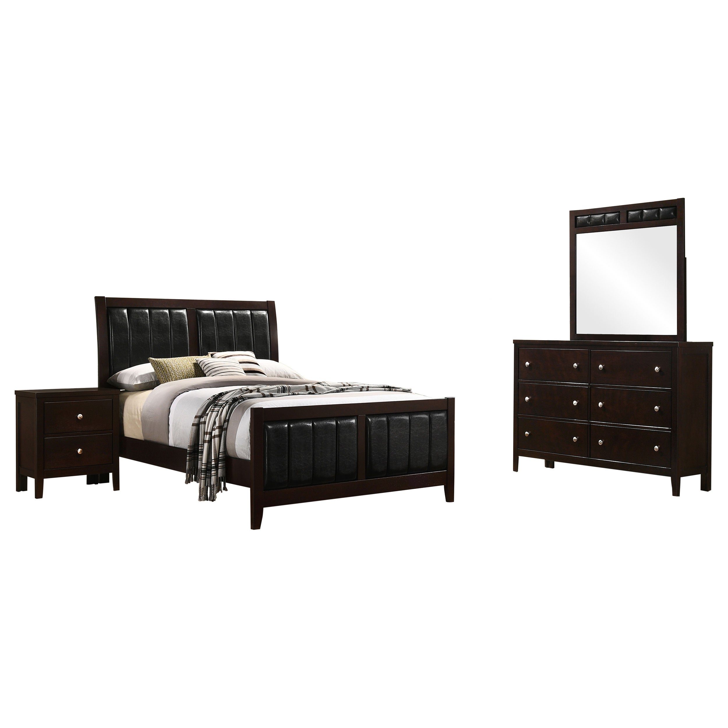 Carlton Bedroom Set Cappuccino
