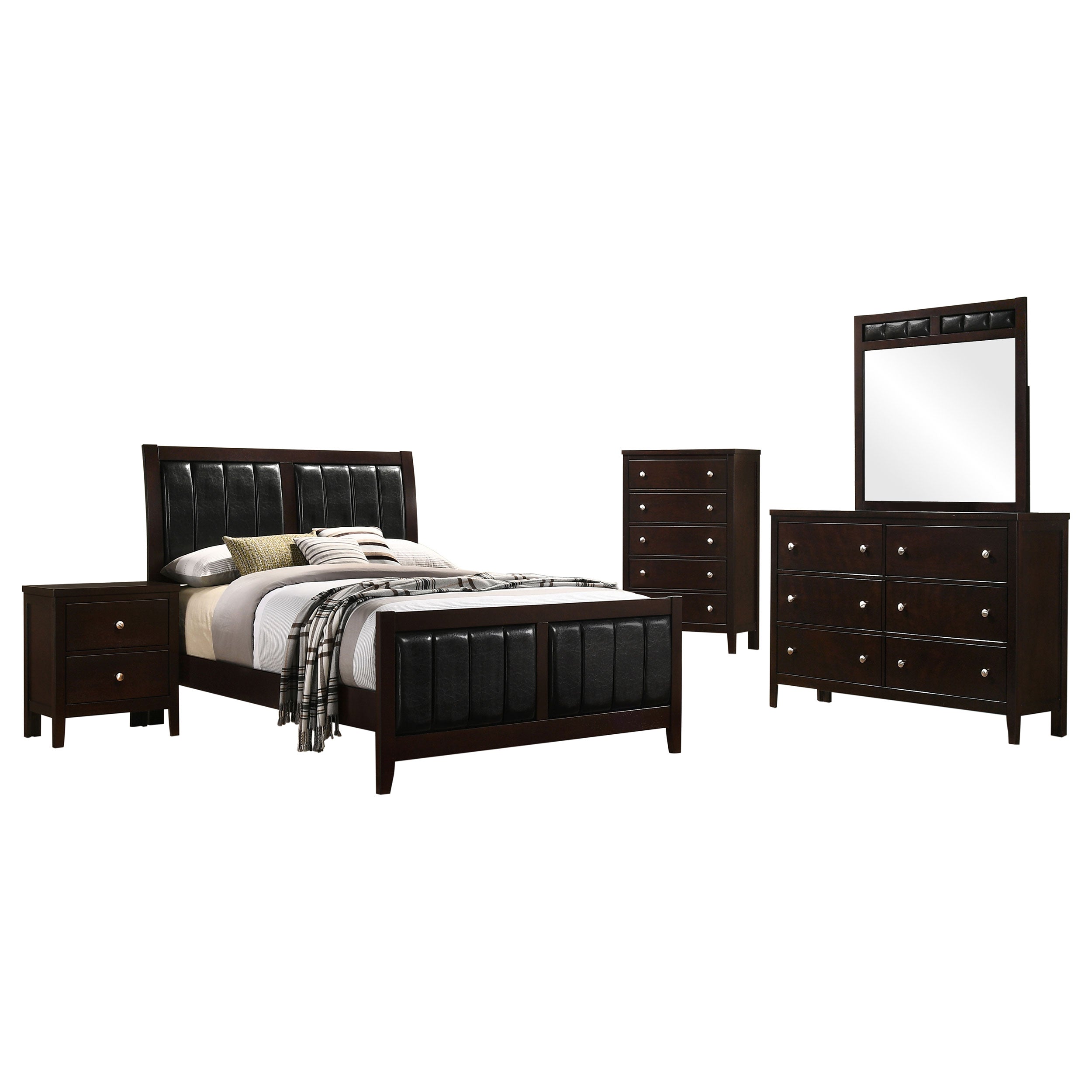Carlton Bedroom Set Cappuccino